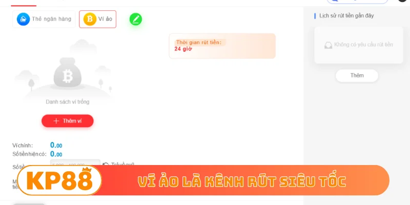 Ví ảo là kênh rút siêu tốc
